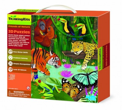 3D Παζλ Δαπέδου - Τροπικό Δάσος