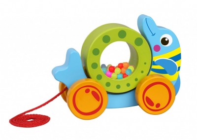 Ξύλινο Συρόμενο Δελφίνι