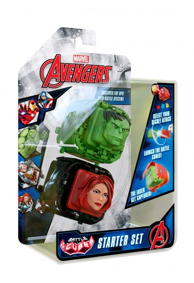 Hulk VS Black Widow Set Battle Cubes