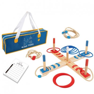 Ξύλινο Παιχνίδι με Κρίκους