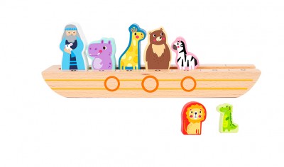 Ξύλινο Παιχνίδι Λογικής Κιβωτός Νώε