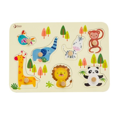 Ξύλινα Σφηνώματα Ζώα του Ζωολογικού Κήπου Classic World