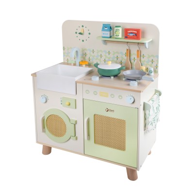 Ξύλινη Κουζίνα με Αξεσουάρ Classic World