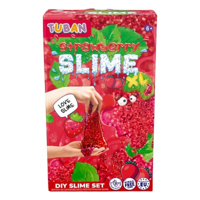 Σετ - Κατασκευή SLIME - Φράουλα XL